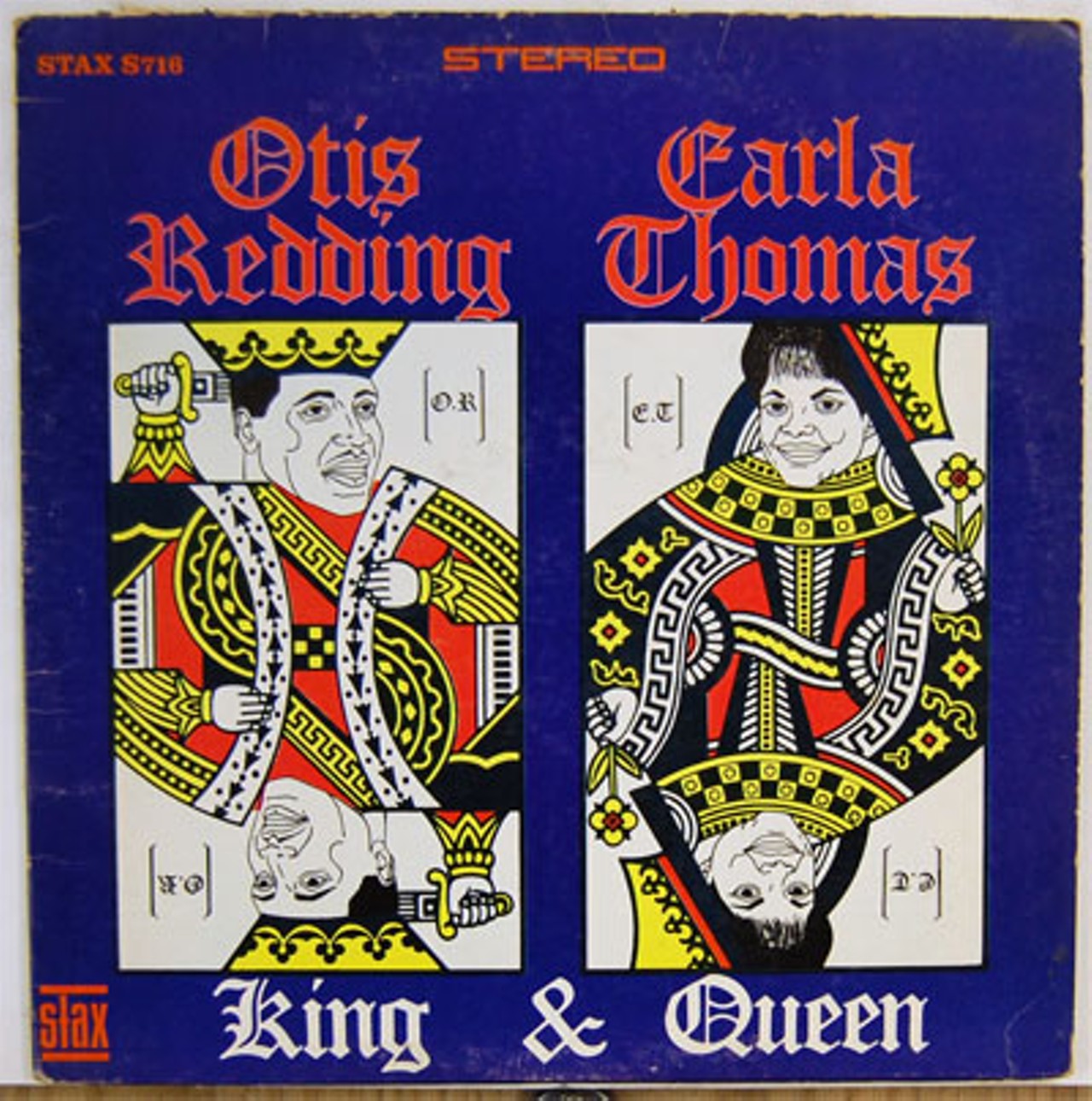 Otis Redding and Carla Thomas superimposed cartoon versions of their faces on these royal playing cards. And why not?Read "Voices Carry: Shirley Brown, the forgotten soul sister, sings on," by Roy Kasten.