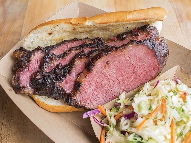 The Stellar Hog's corned beef brisket is some of the best bar food you will find in St. Louis.