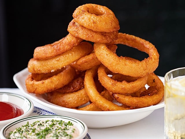 Wright's Tavern onion rings