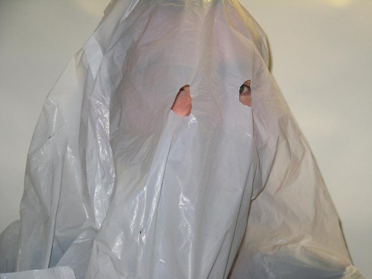 We&rsquo;ll give you two points for cutting holes so you won&rsquo;t suffocate, but we&rsquo;re gonna deduct five for being the lamest ghost ever and another 3,862 for looking a little too much like a raging racist.