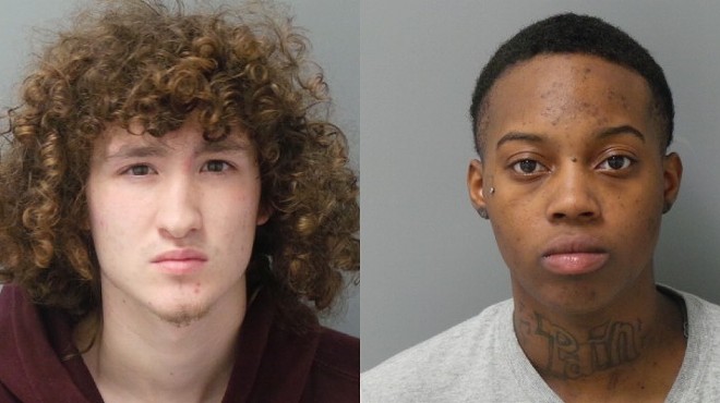 Christopher Franklin and Kaniya Sloan were arrested on suspicion of robbery charges.