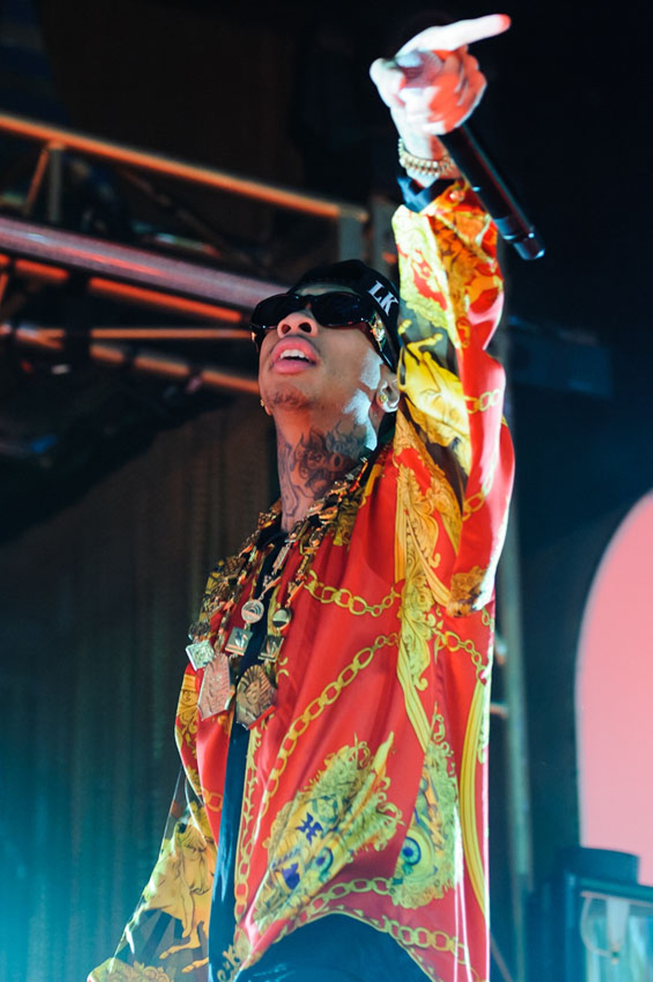 Sunglasses at night? Of course, if you're TYGA.