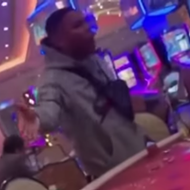 Testy Nelly Gets Hot When Poker Player Tells Him to "Get Under My Nuts"