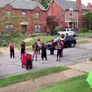 Red and Black Brass Band Stops by Mary Engelbreit's House