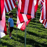 PHOTOS: In Forest Park, a Forest of Flags and Memories of War