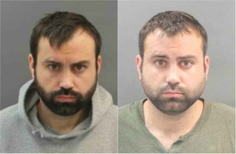John Wells in booking photos from November (left) and June. - Images via St. Louis Metropolitan Police