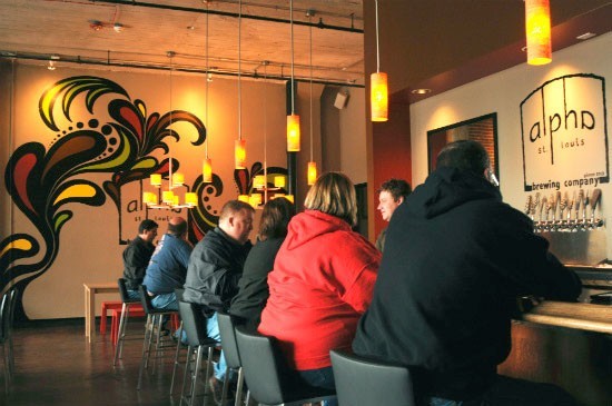 Alpha Brewing Co. opened its tap room downtown in 2013. - CAITLIN MURRAY