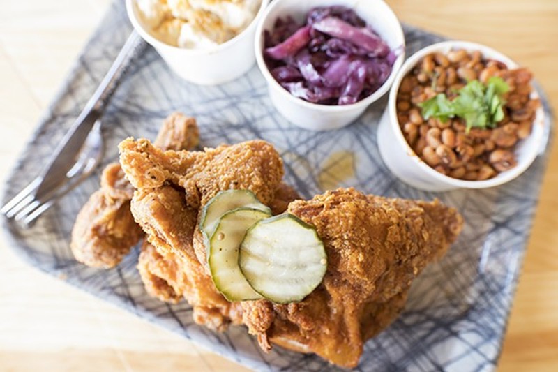 "Rick's Famous Fried Chicken" is a highlight at Grace Meat + Three. - MABEL SUEN