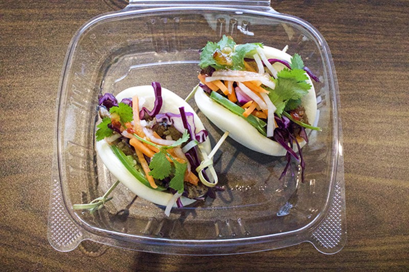 Chinese bao with a Vietnamese twist.