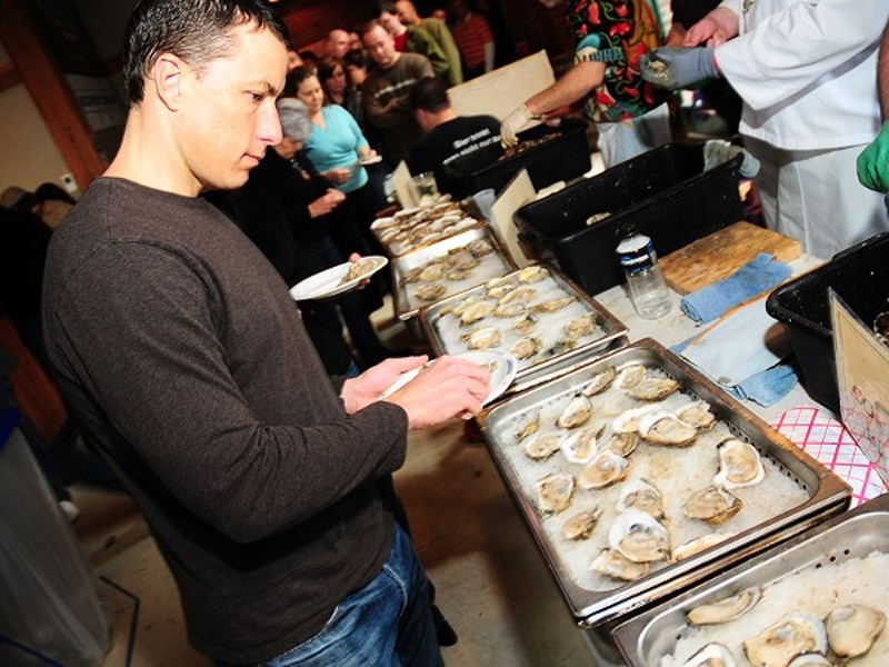 It's oysters galore at Schlafly this weekend. - EGAN O'KEEFE