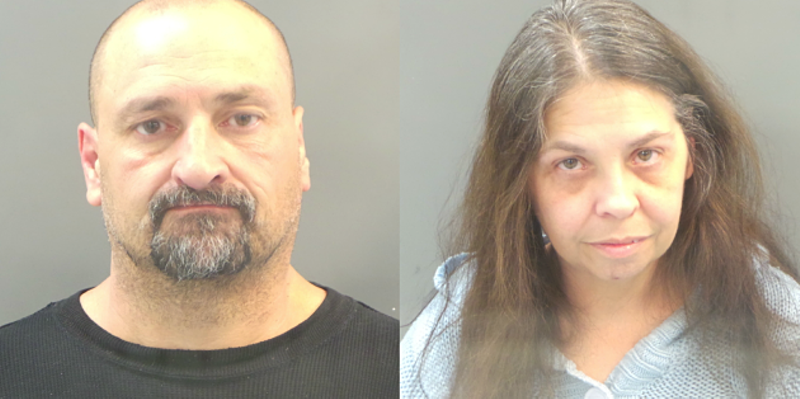 Alleged brisket thieves Darin Nosser and Suzanne Kvernplassen.