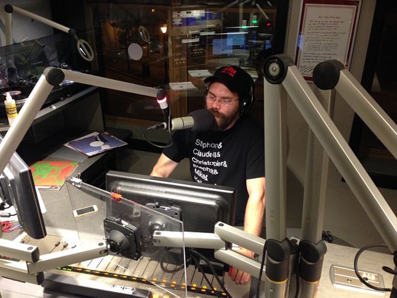 Nathanial Farrell's KDHX show, airing Tuesday nights, features a wide mix of genres. - JESSICA BARAN