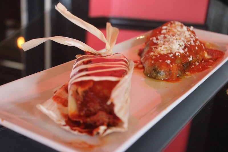 Tamales and chiles rellenos may both be ordered a la carte. - SARAH FENSKE