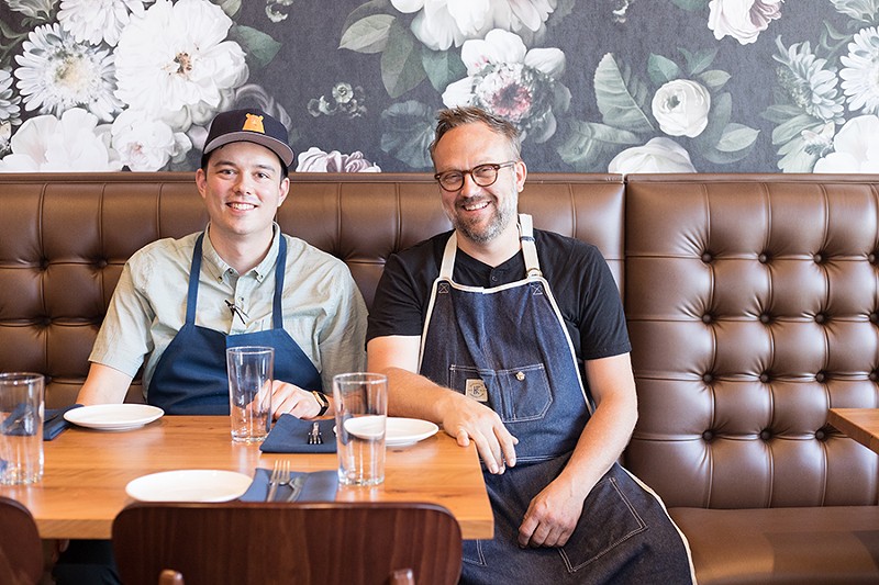 Head chef Sean Turner and owner Matt McGuire. - MABEL SUEN