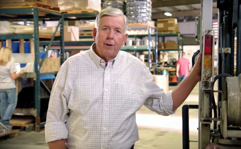 Your new governor, Mike Parson. - Screenshot via YouTube