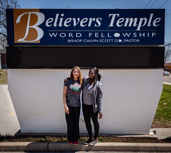The Fit and Food Connection co-directors Joy Millner (left) and Gabi Cole began partnering with Believers Temple in early 2018. They moved FAFC into the church in May. - Rick Miller Photography