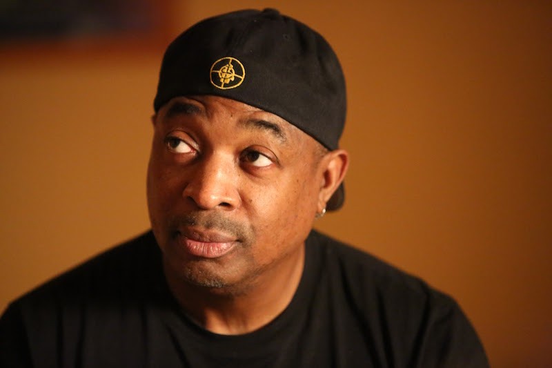 Chuck D, who famously rapped "Elvis was a hero to most, but he never meant shit to me," in Public Enemy's "Fight the Power" saw Elvis as an appropriator of black culture. - DAVID KUHN, COURTESY OF OSCILLOSCOPE LABORATORIES