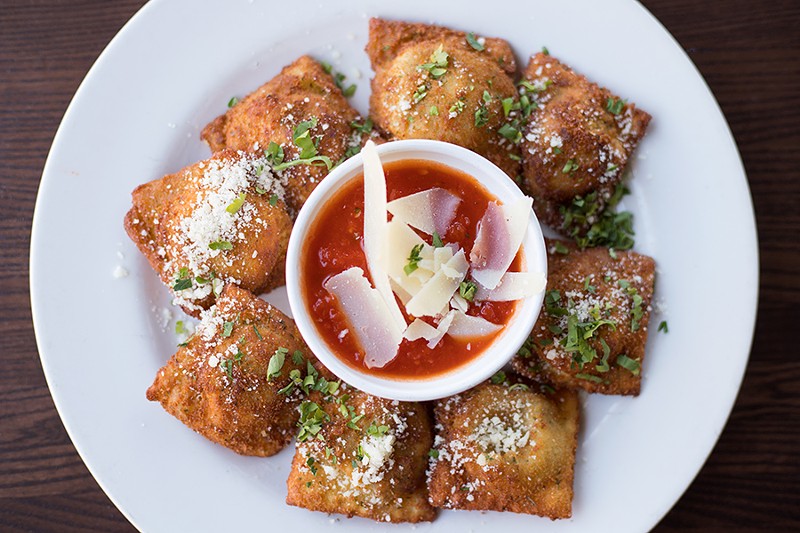 Del Pietro's housemade toasted ravioli comes in various iterations. - MABEL SUEN