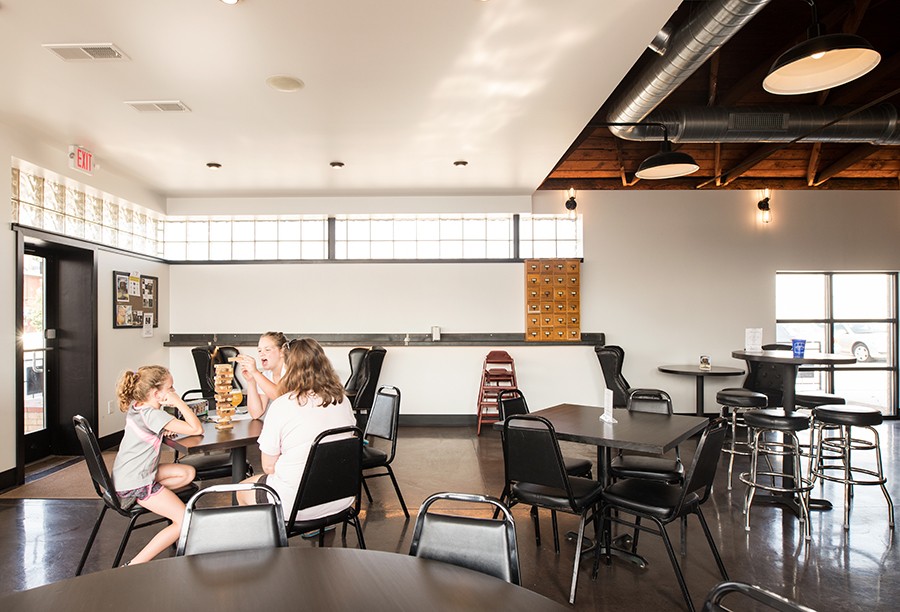 Alpha Brewing Company offers plenty of seating, including an outside patio. - MABEL SUEN