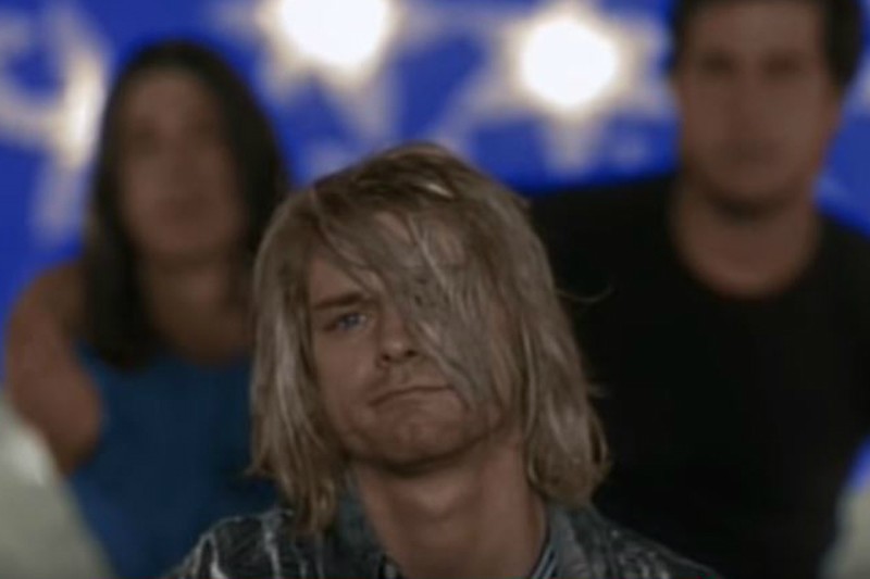 SCREEN GRAB FROM NIRVANA’S “HEART SHAPED BOX” VIDEO ON YOUTUBE