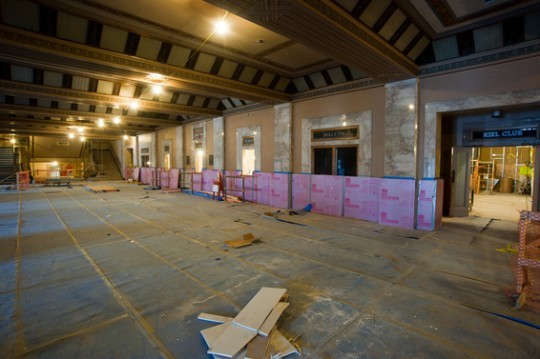 The ticket lobby at the Peabody last month -- still a long way to go before opening day. - Tom Paule Photography via www.peabodyoperahouse.com