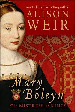 The lady on this book jacket isn't actually Mary Boleyn because no portraits of her survive.