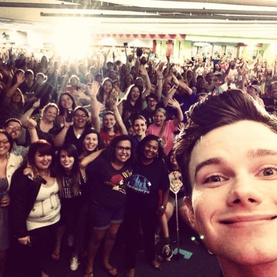 Smile, St. Louis -- you're on Chris Colfer's candid camera. - @chriscolfer | Twitter