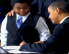 Obama signs health care reform today in the presence of, Gary Coleman??? - cnn.com