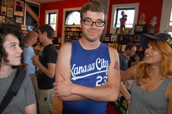 A Kansas City Royals shirt and a St. Louis tattoo? Ben Smith is ready for the I-70 series. - via