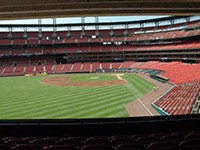 The view from the party porch. - stlouis.cardinals.mlb.com