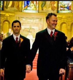 Alan Ziegler and LeRoy Fitzwater married in California in 2008. - Courtesy Tommy Wu