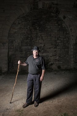 David Riordan, the man behind tours of haunted St. Louis - Photos by Benjamin Hoste
