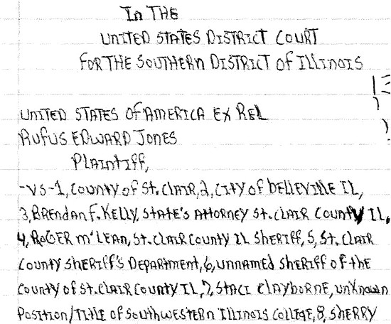 Illinois Inmate Seeks Billions with Handwritten 113-Page Lawsuit Alleging Wrongful Arrest