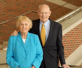 Lee, with wife Mary Ann. - umsl.edu