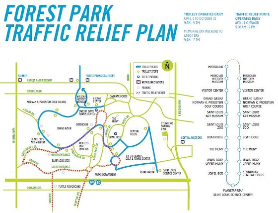 Forest Park to Get Trolleys, Limit Vehicle Access at Hampton and Tamm to Ease Congestion