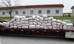 A file photo from a 2009 Missouri bust that netted just 1,350 pounds of pot. - Missouri Highway Patrol