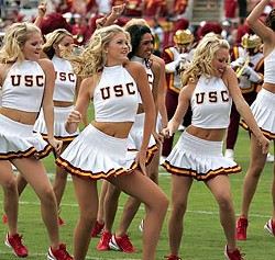 Yeah, it's sexist. But you know what? I just couldn't find any pictures of Lane Kiffin I really liked. So there. - USC.EDU