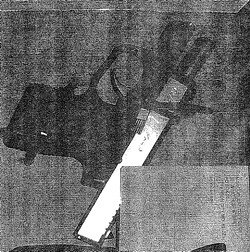 The gun discovered in a Capitol bathroom, later determined to belong to a Tim Jones staffer, David Evans. - Missouri Capitol Police