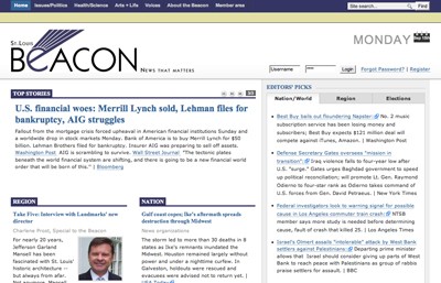 The Beacon Web site.