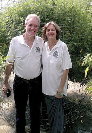 Show-Me Cannabis' Mark Pedersen and Regina Nelson, the founder and director of the Cannabis Patient Network Institute. - Courtesy Mark Pedersen