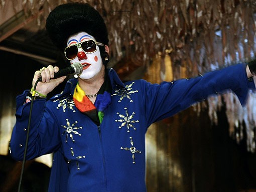 About-town emcee Clownvis Presley. See more photos from last night's RFT Best Of St. Louis party. - Photo: Egan O'Keefe