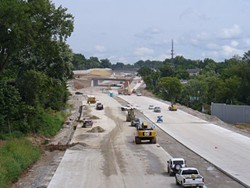 Highway 40 (I-64) as pictured last August.