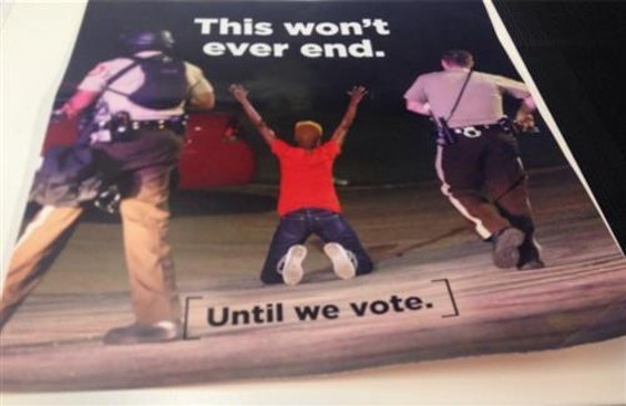 A mailer sent to voters in North Carolina. - VIA