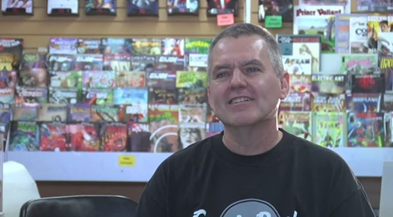 Steve Koch, the long-time owner and founder of Comic Headquarters. - YouTube