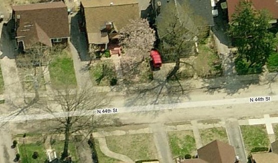 Gosa's body was dicovered in one of these driveways in the 1400 block of N. 44th Street.