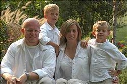The Coleman Family: Christoper, Garett, Sheri and Gavin