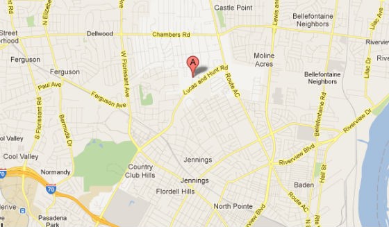 Location of the apartment complex. - via Google Maps