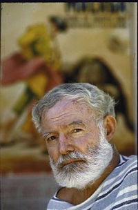 Hemingway in 1960. - FLICKR.COM/PHOTOS/JOHNMCNAB