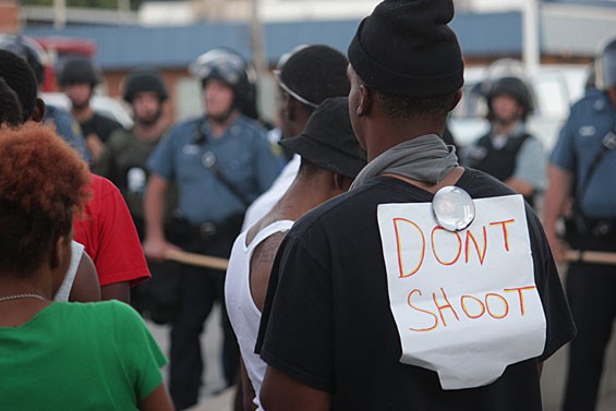 Police Arrest Three Protesters, Impound Nixon Accountability Truck in Ferguson