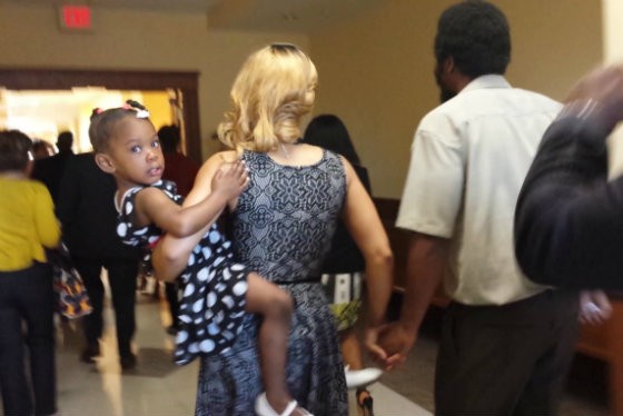 The Andersons leave the courtroom. - RFT